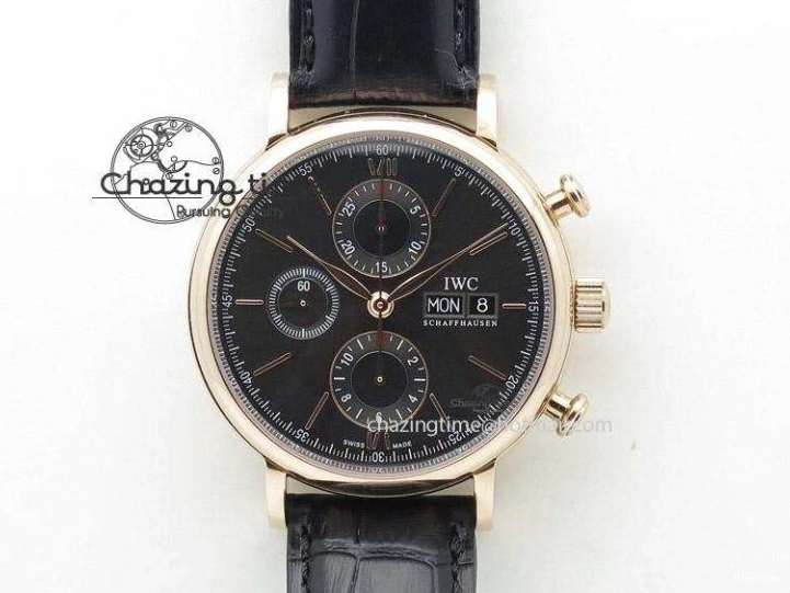 MIROTIME 0302 Big Pilot Real PR IW502701 RG YLF 1:1 Best Edition Blue Dial On Calfskin Strap A Classic 7225